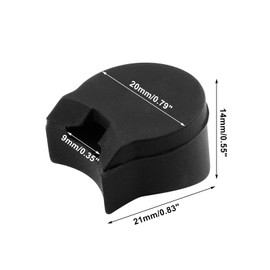 Bonsicoky 3 Pcs Thumb Rest Pads, Silicone Clarinet Thumb Rest Cushion, Thumb Rest Cushion Protector for Most Clarinet Oboe, 3 Colors