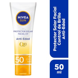 Protector Solar Facial Nivea Sun Anti Edad Q10 Fps50