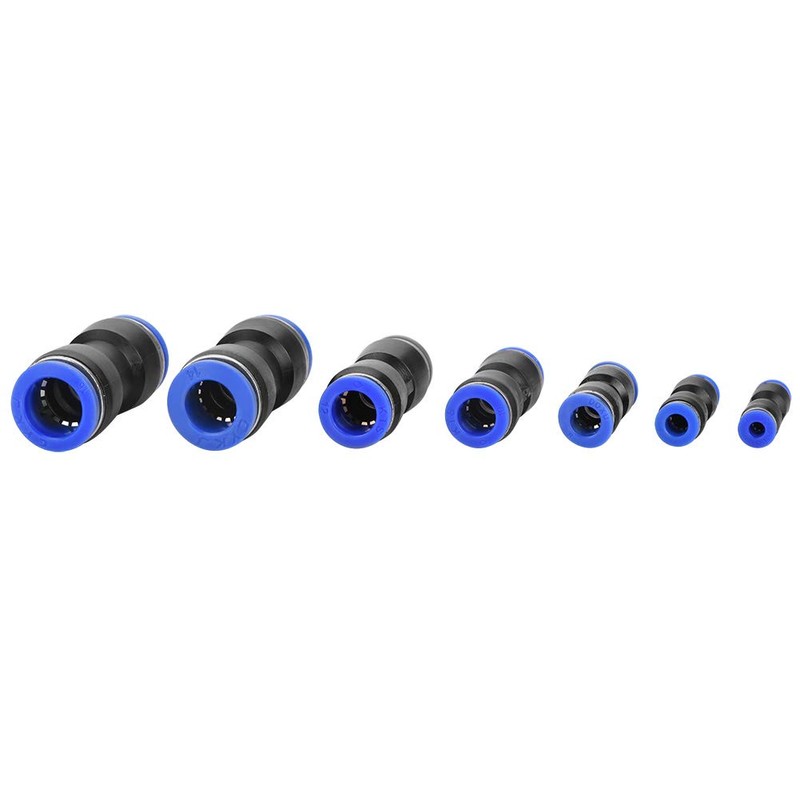 Akozon Pneumatic Fittings for Air Hose One-Touch Fittings 35pcs Straight