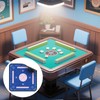 Mahjong Table Mat for Games, Noise-Reducing Non-Slip Rubber Mat, 70*70