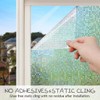 HIDBEA 3D Decorative Window Privacy Film Non-Adhesive Heat Control UV