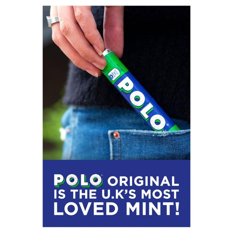 Nestle Polo Mint Original Tube 34g (Pack of 3)