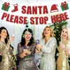 Santa Please Stop Here Banner, Happy Birthday Jesus/Happy Festivus, Winter
