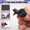 vibedor 60 Pcs R-Type Cable Clip Wire Clamp, 1/2 Inch
