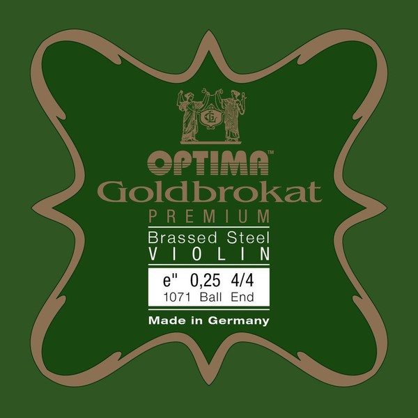 Optima Violin Strings Gold Brocade Premium 3/4 E 0.24 S X-Light