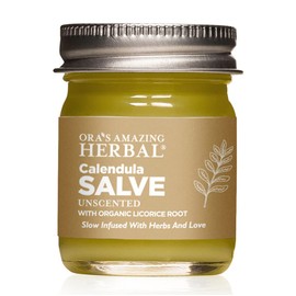 Ora's Amazing Herbal, Calendula Cream, Coconut-Free Calendula Ointment with Organic Calendula and Licorice Root, Good for Sensitive Skin, Water Free, Paraben Free, and Chemical Free