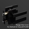 1 Pack Probrico Square Door Lever Door Lock Handle Lockset