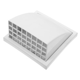 OSALADI Wall Vent Cover Exhaust Vent Hood for Kitchens and Bathrooms Angled Design for Efficient Airflow and Weather Easy Installation