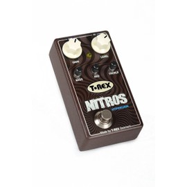 T-Rex Engineering NITROS High-Gain Distortion Guitar Effects Pedal with 3-Band Active EQ and FET Buffered Bypass (10086)