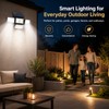 Solar Motion Sensor Outdoor Lights for Security – 4-Head Waterproof