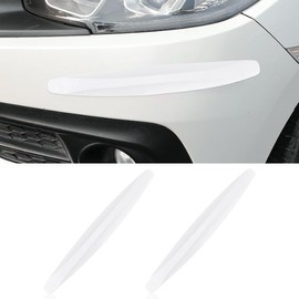 Anti-Collision Patch Bumper Guard Strip, Widened Patch Strips Anti-Scratch Corner, Universal for Cars, SUVs, Pickup (White, 2PCS)
