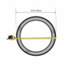 AUTOKLEIDUNG Steering Wheel Cover with Ring for Lacing Carbon Look