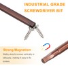 sourcing map Hex Head Wrench Drill Bit 2.5mm(H2.5) Metric 1/4"