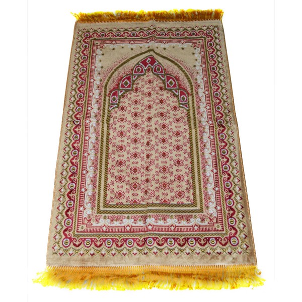 Prayer Rug Made in Turkey with Fine Soft Velvet