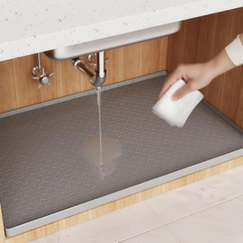 Confort total con XFITVZAA: Solución práctica que 【¡Mantén tus Armarios Limpios! 】La tapete de silicon para cocina utiliza tecnología de revestimiento antifiltración.