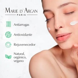 Crema Marie d'Argan de Noche Antiedad Vegana para Rostro y Cuello 50 mL
