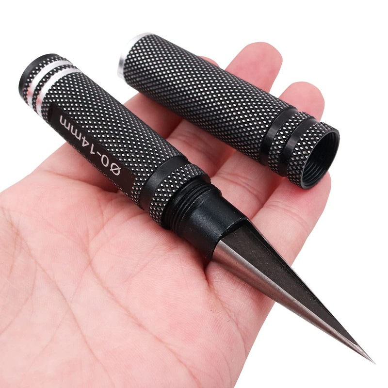 WANGCL 0-14 mm Aluminium Alloy Expanding Hole Punch Opener Reamer