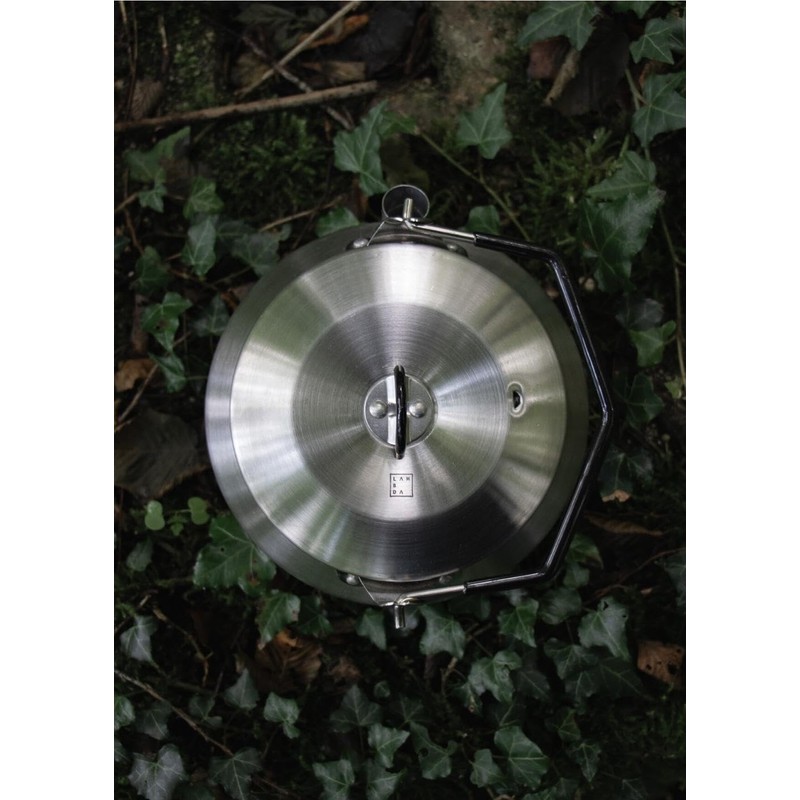 LAMBDA COFFEE® Kettle 1 Litre Stainless Steel | For Camping
