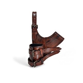 Sword holder belt real leather handmade for LARP or combat reenactment brown
