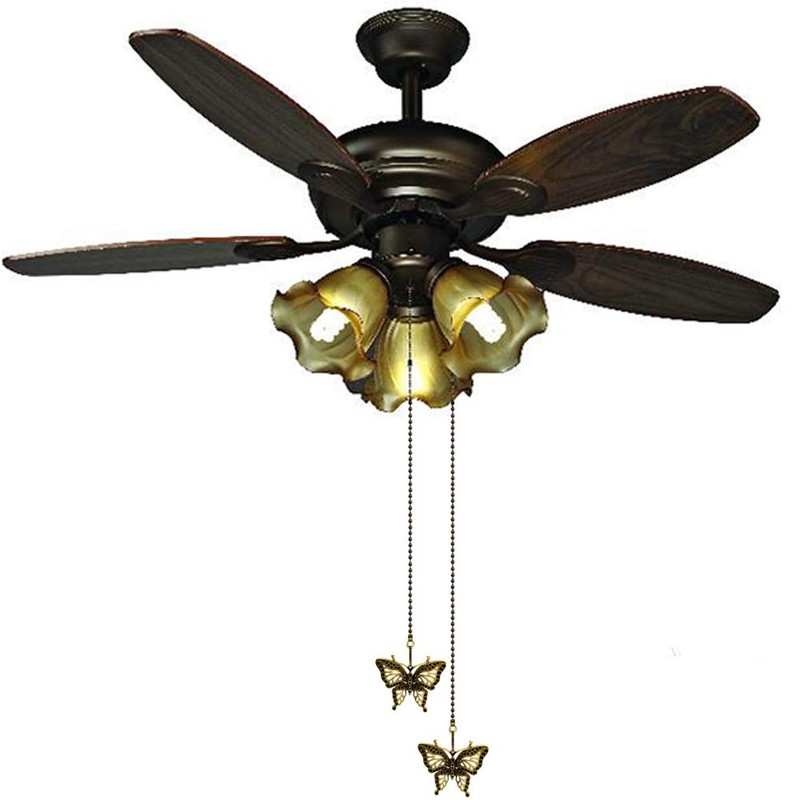 Hyamass Ceiling Fan Pull Chain Extender, 2 Pack 12 Inch