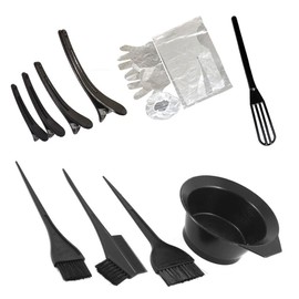 Coloring Brush, Ear Cover, Wide Tooth Comb, Hair Coloring Set, Tint Tool, Brush and Bowl Set, Hairdressing Brush, Bowl, Combo, Salon, Hair Dyeing Tool Set