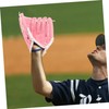 Sosoport Pink Baseball Softball Glove for Adults Durable PU Material