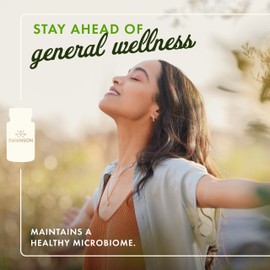 Swanson Probiotic - Digestive Health Supplement w/ 1 Billion CFU per Capsule - Natural Formula Supporting Bowel Regularity & Daily Wellness - (120 Capsules)