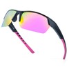 IGNAEF Sport Wrap-around Sunglasses for Women with UV400 Protection Polarized