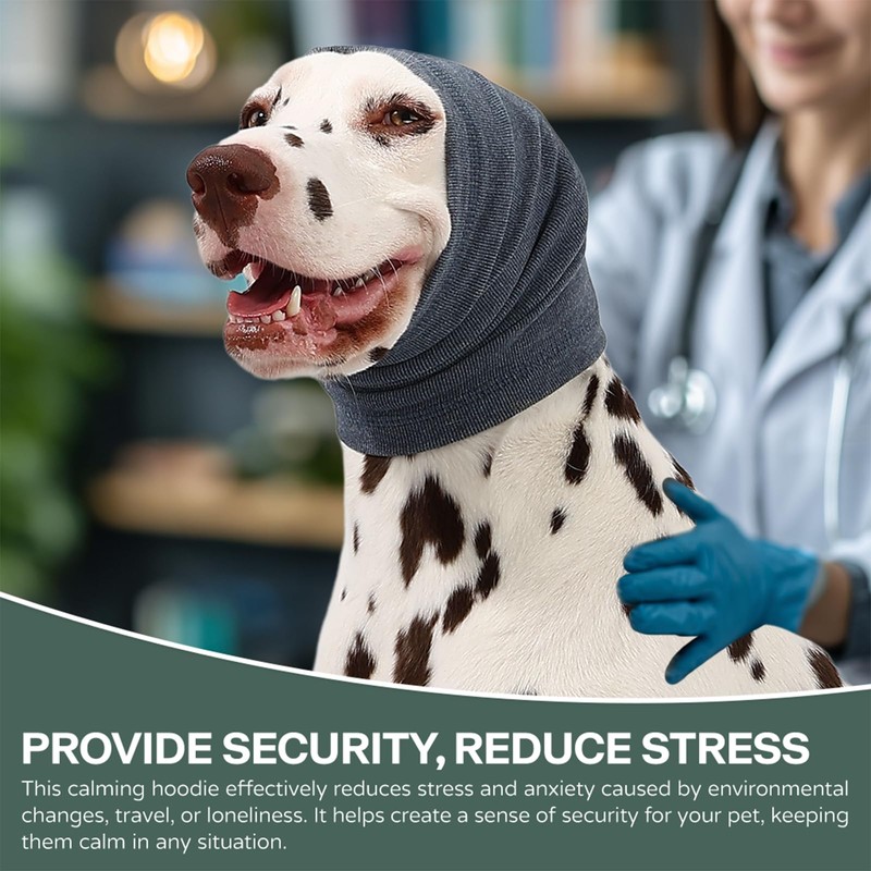 AOOLMOL Dog Ear Muffs Warp Anxiety Relief/Noise Protection - Grooming