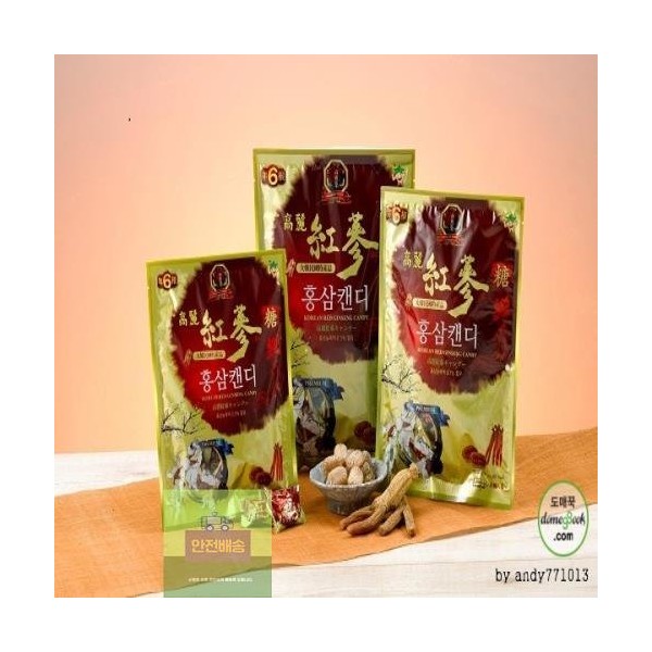 Wholesale special price gift for event, promotional gift, Korean red ginseng candy 450g, holiday foreigner / 행사용 도매초특가 선물 판촉용 답례품 고려홍삼캔디450g 명절 외국인