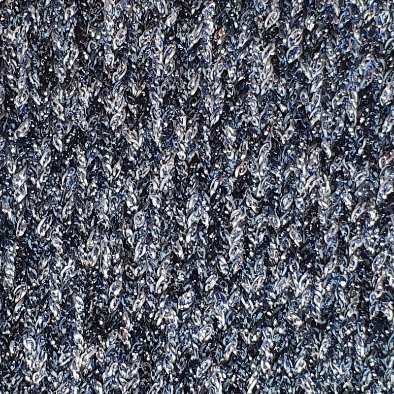 Rainbow glitter print on 25 gram ball colour cloud grey