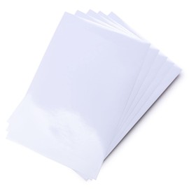  Sheet for Cutting, A4, 1 Sheet, 5 Sheets, 10 Sheets, 20 Sheets, Stickers etc., Compatible with Cutting Plotters, Sticker for Cutting, Glossy Sticker Sheet, Suitable for Hand-held Fans