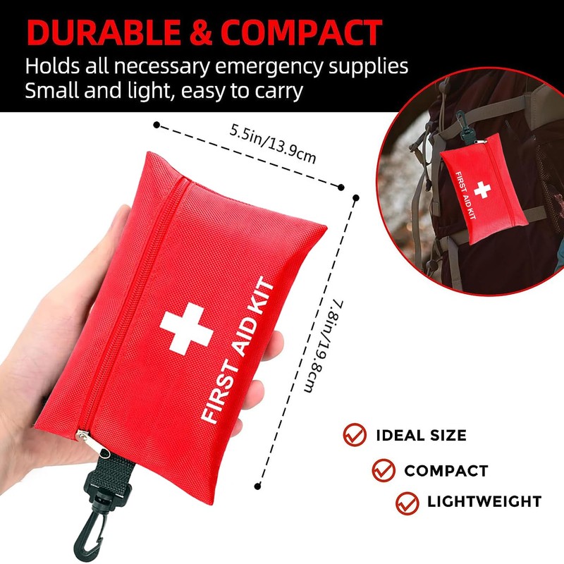 Small First Aid Kit -98 Piece First Aid Kit, Small