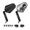 Unbranded 8/10mm Universal Mirror Rear View Side Mirrors 7/8" Handlebar