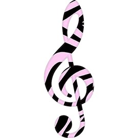 StickerTalk Zebra Print Vinyl Sticker, 2 inches by 6 inches