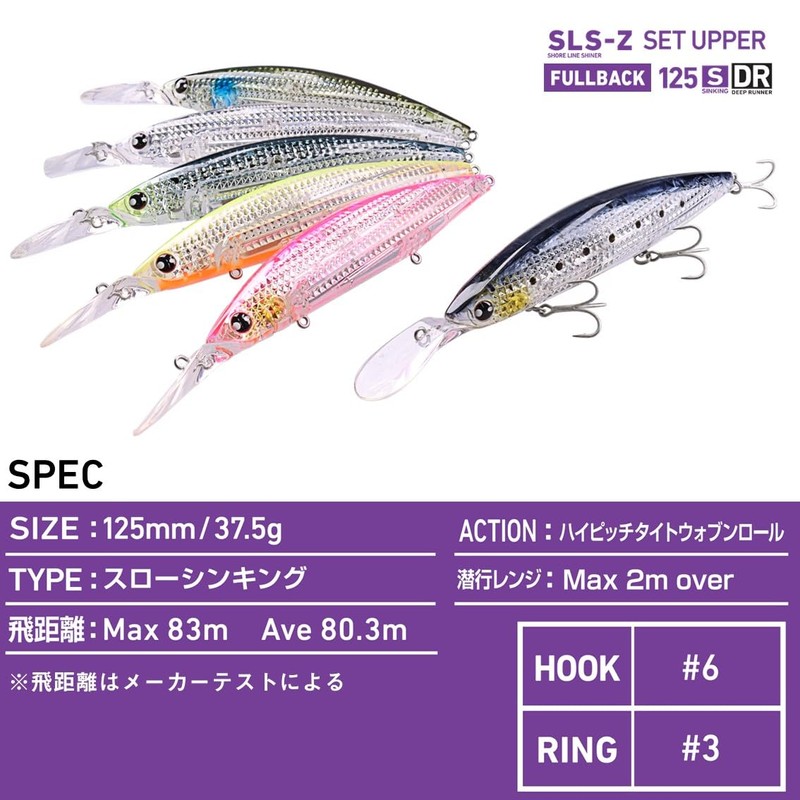 DAIWA Chivas Lure SLZ Set Upper FB 125SDR-LI LI Sardine