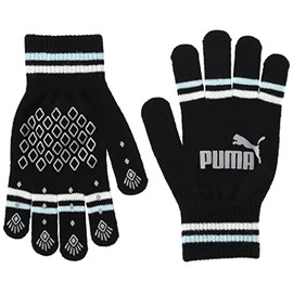 NO.1 Logo Magic Gloves, 22 Fall/Winter Colors: Puma Black/Light Aqua (05)