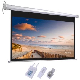 Unbranded 92" 16:9 Motorized Projector Screen Projection 80" x 45" Home Theater + Remote