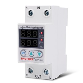 Multifunctional Adjustable Voltage Limit Current Protector Self Resetting Switch Dual Display Protector Over Voltage Under Voltage Protecting Device