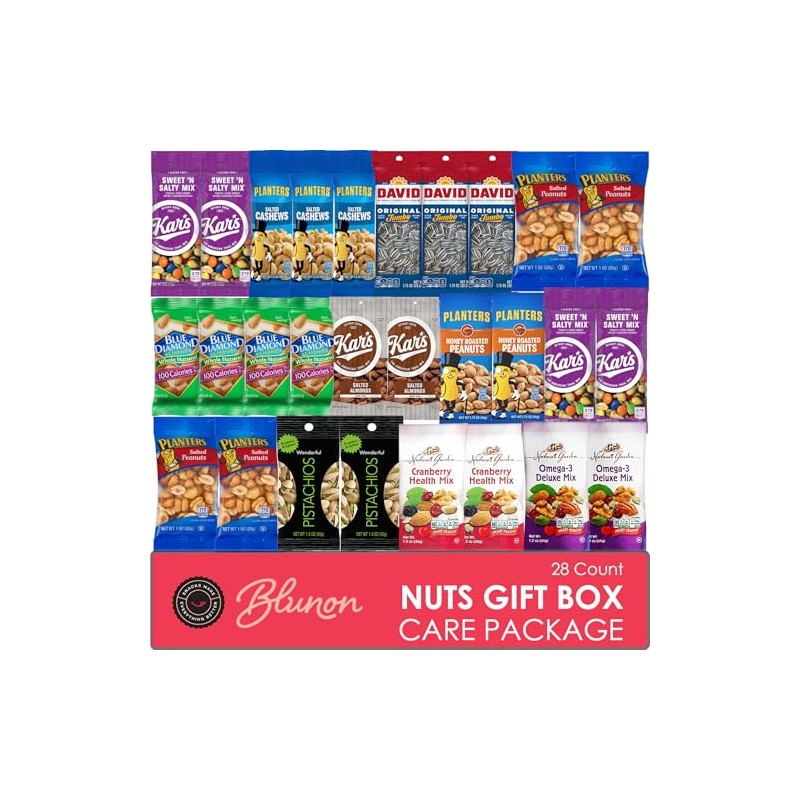 Nuts Snack Packs - Mixed Nuts and Trail Mix Individual