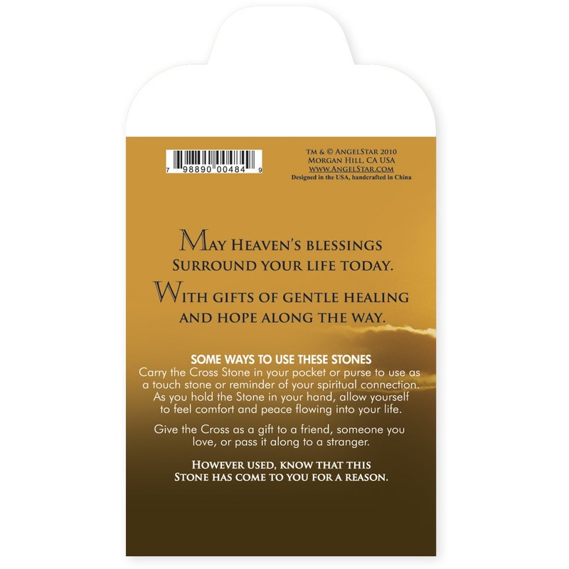 AngelStar 8744 Comfort Cross Worry Stone, 1-1/2-Inch