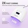 Melodysusie UV Nail Lamp, Plus30T UV Light for Gel Nails