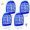 Indoor Bug Zapper Flying Insect Trap, Plug-in Electric LED Mosquito