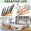 GIKIMO Wooden Puzzle Storage Rack - 2 Pack Puzzle Organizer