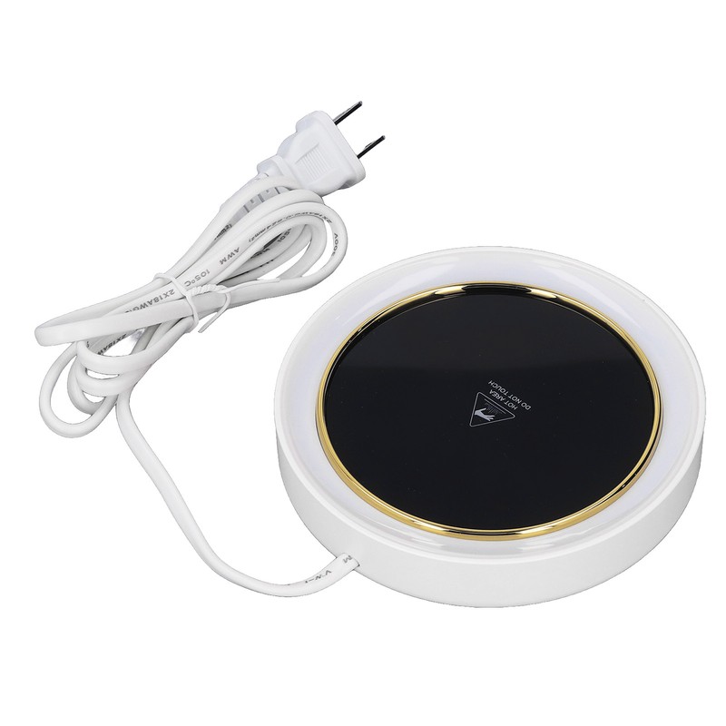 Electric Cup Warmer Constant Temperature 2 Modes LED Light Desk