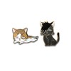 Haikyuu Kuroo and Kenma Pins Set of Two