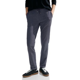 Cecil Women's Jacquard Jogging Bottoms, Universal Blue