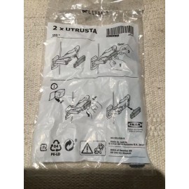 IKEA 2 IKEA UTRUSTA 602.418.22 Door Damper Hinge Soft Close Open  153 Degree