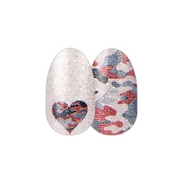 Color Street Heart of the Hero (FDG448) Nail Strips - (Military & Veteran Awareness)
