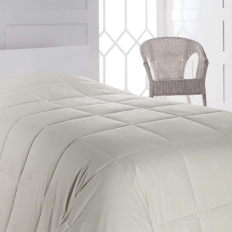 100% Wool-Filled Down Alternative Comforter, Hypoallergenic, Made from Sheep Wool,